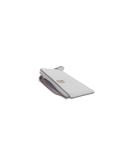 Magpie Zipper Card Wallet (맥파이 지퍼 카드지갑) Silver