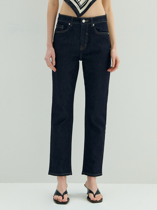 Mid-rise Straight Jeans_Raw