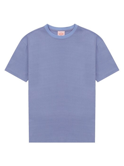 [리퍼브]사이드 테잎 반팔 티셔츠 [BLUE] / S2D05001