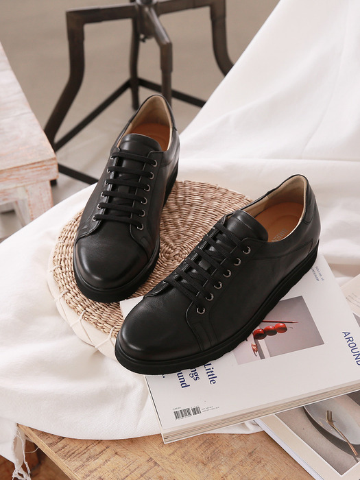 Vintage Black Clipper Sneakers #0206BK