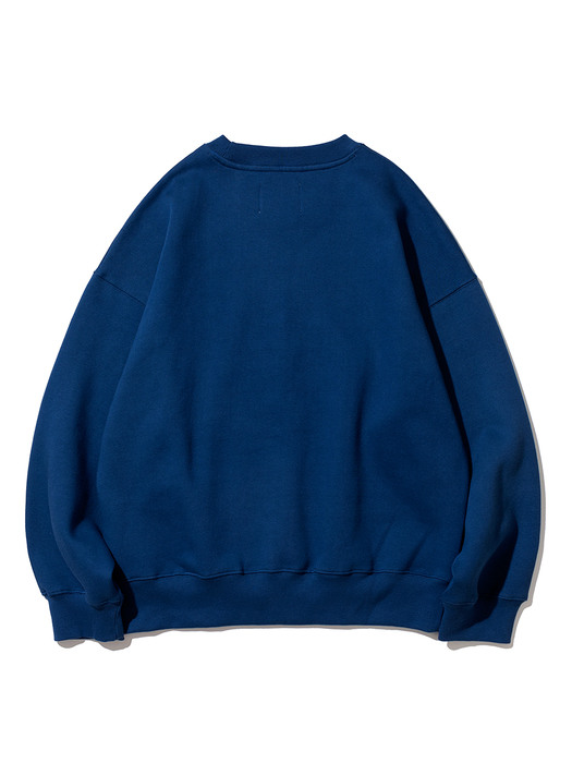 Flower Drawing Sweatshirt [DEEP BLUE]