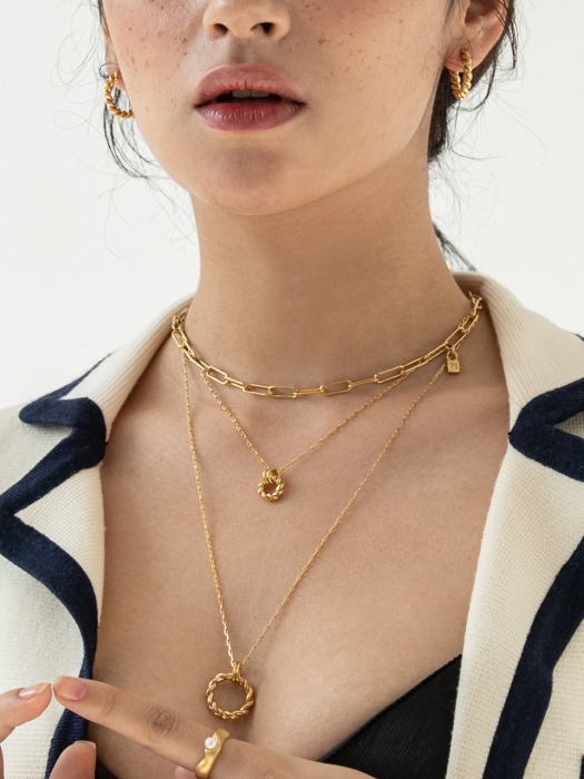 ROPE NECKLACE_Gold_S