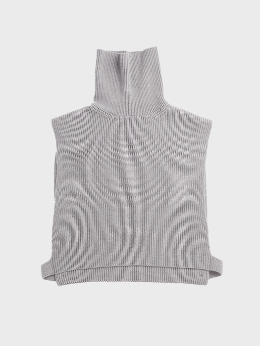 WOOL-BLENDED WARMER(VEST) [GRAY]