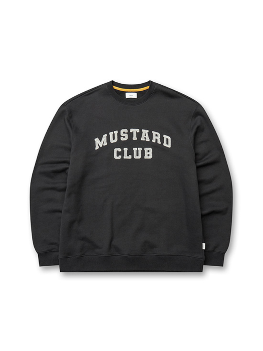 MUSTARD CLUB SWEATSHIRT(charcoal)