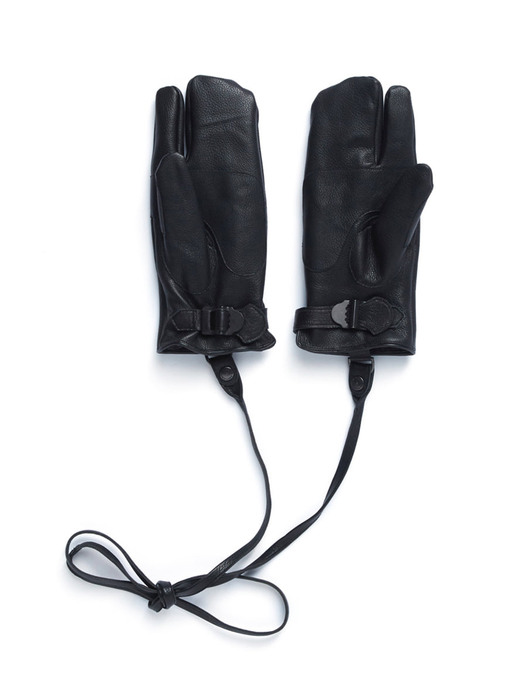 RIFLE LEATHER GLOVES / BLACK