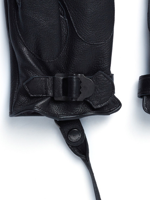 RIFLE LEATHER GLOVES / BLACK