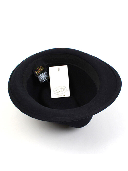 BU Navy Short Wool Fedora 울페도라