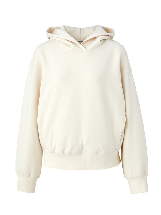 Wing sleeve hoodie sweatshirt - Cream