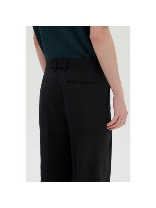 wool blended black wide pants_CWPAM21444BKX