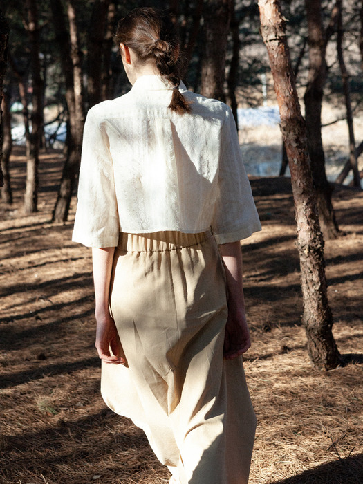 Volume Long Skirt_Beige [YC35602_BG]