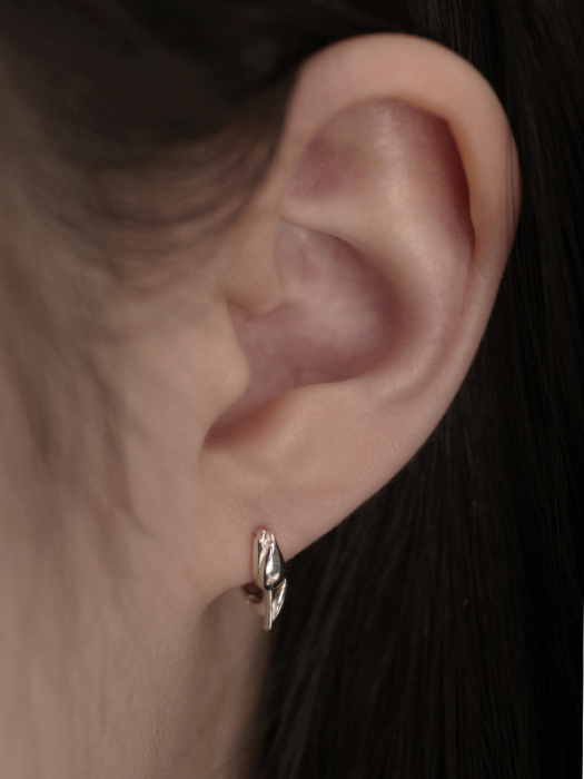 [Silver925] LU171 Mini tulip earrings