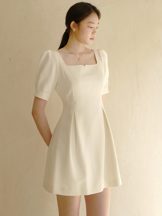 Rose Vine Dress Mini (Cream)