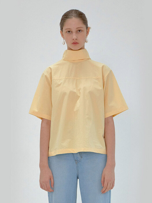 2 WAY RIBBON BUTTON BLOUSE_L/YELLOW (EEOO2BLR04W)