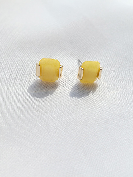 Pastel Gemstone Stud Earrings