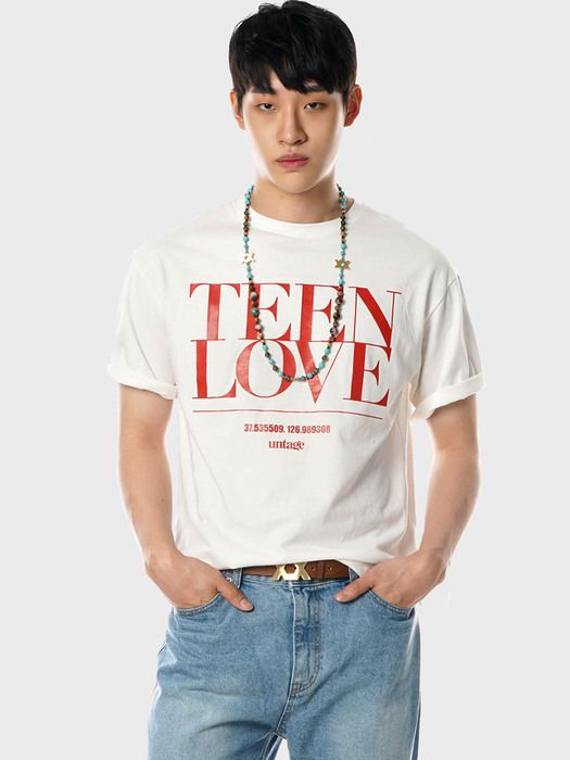 Modern Teen Love T-Shirts[White(UNISEX)]_UTT-ST20 