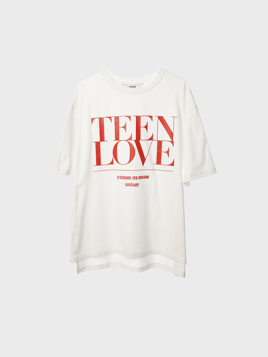 Modern Teen Love T-Shirts[White(UNISEX)]_UTT-ST20 