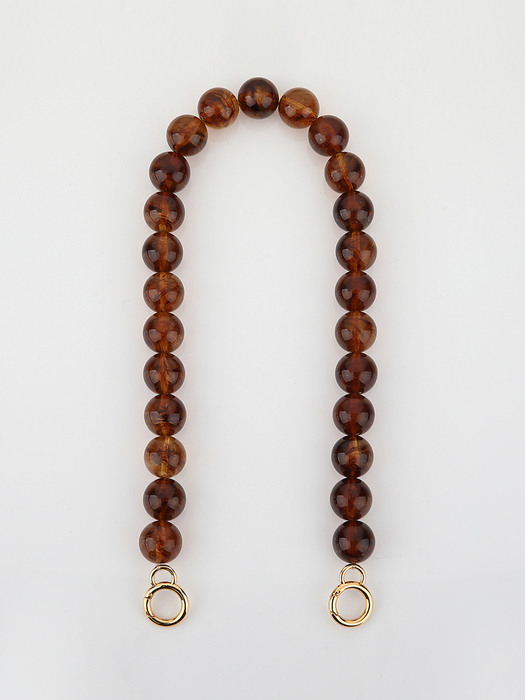 Ball Chain Strap (brown-2 length)