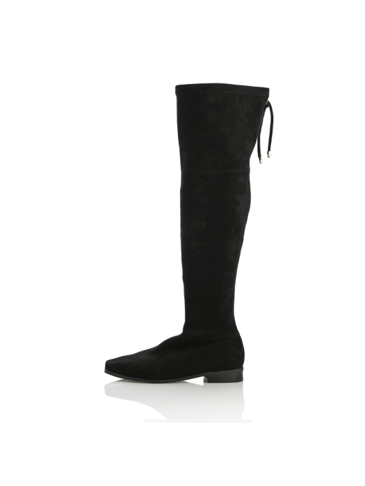 MD1076 Span Thigh high boots-Black