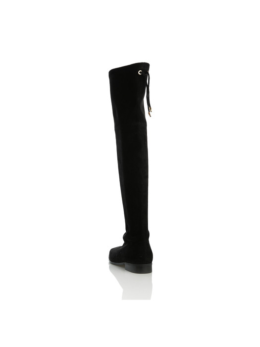 MD1076 Span Thigh high boots-Black