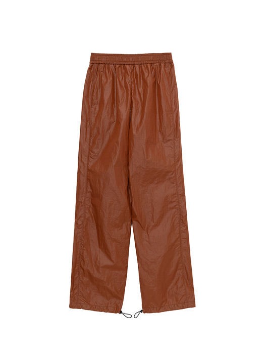 SHINY TRACK PANTS ORANGE BROWN (3 SIZE)