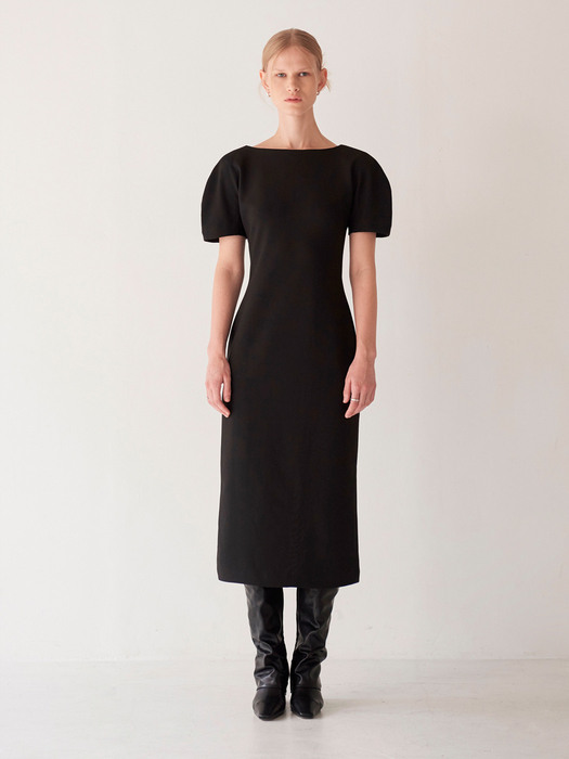 CLASSIC PUFF DRESS(black)