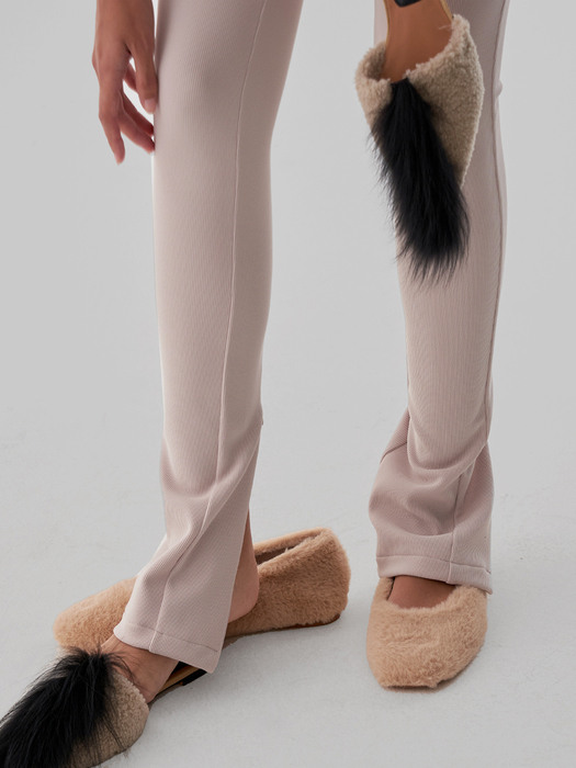 레이어드 스키니 팬츠_아이보리  LAYERED SKINNY PANTS_ IVORY