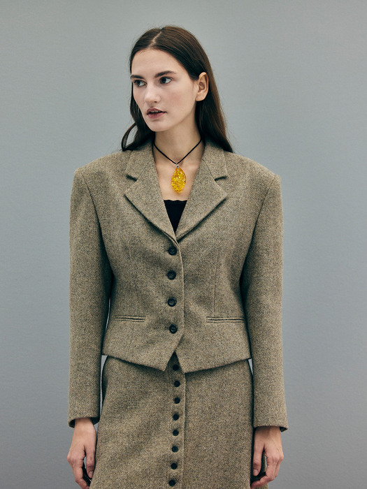 Virginia Wool Short Jacket