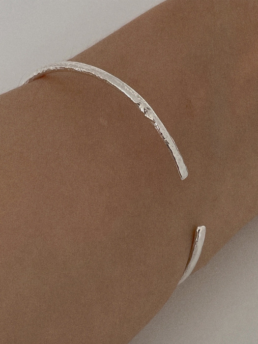 silver925 matt bracelet