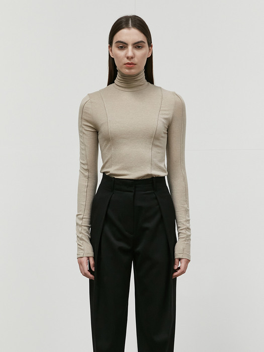 TOW FLAPPED TURTLENECK TOP_3 COLOR