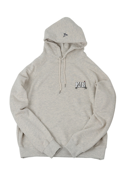 PLIN LOGO HOODIE_OATMEAL