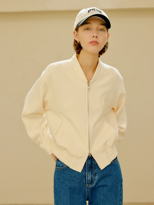 아이보리 아틀리에 엠브로이더리 볼캡 / IVORY ATELIER EMBROIDERY BALL CAP