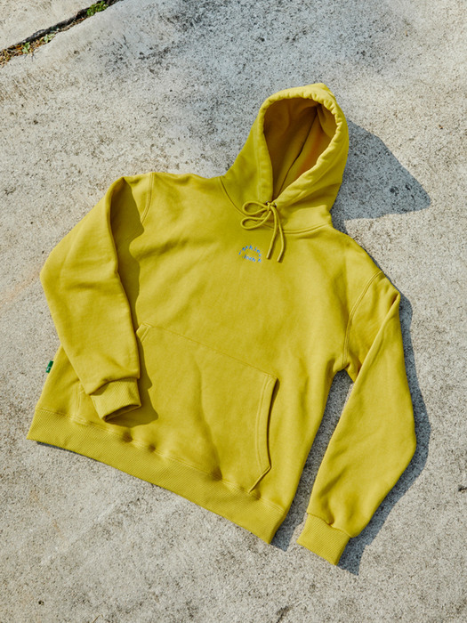 The SELF 터프팅 (Tufting) Hoodie - Lime Olive