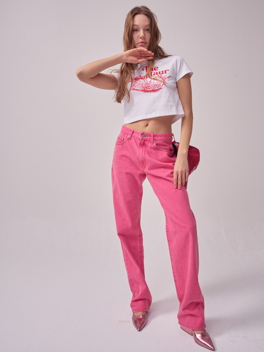 [TC22SSPT01PK1] PANACEA DENIM PANTS [PINK]