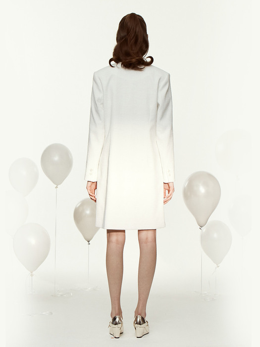 Grace Tweed Dress [White]