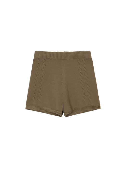 knit Short Pants in Brown VK2ML149-93