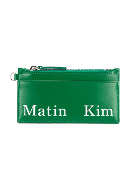 MATIN KIM NECKLACE WALLET IN GREEN