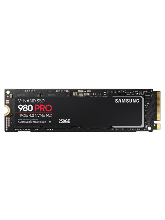 삼성전자 공식인증 SSD MZ-V8P250BW 980PRO M.2 PCIe NVMe 250GB