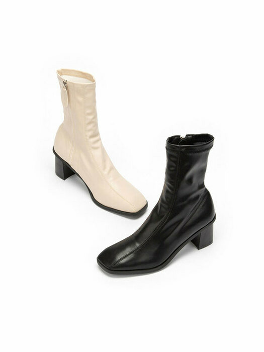 Line Span Heel Boots (2colors)