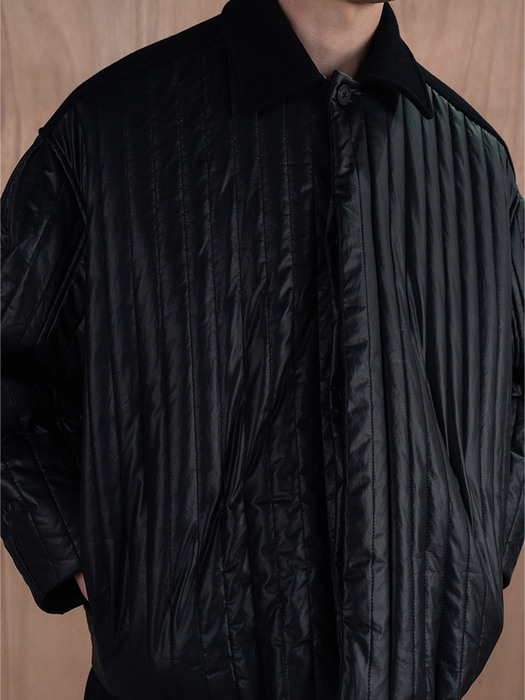 QUILTED JACKET [BLACK]