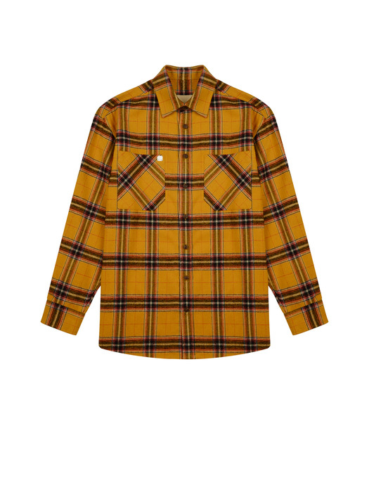COUNTRY CHECK SHIRTS IN MUSTARD