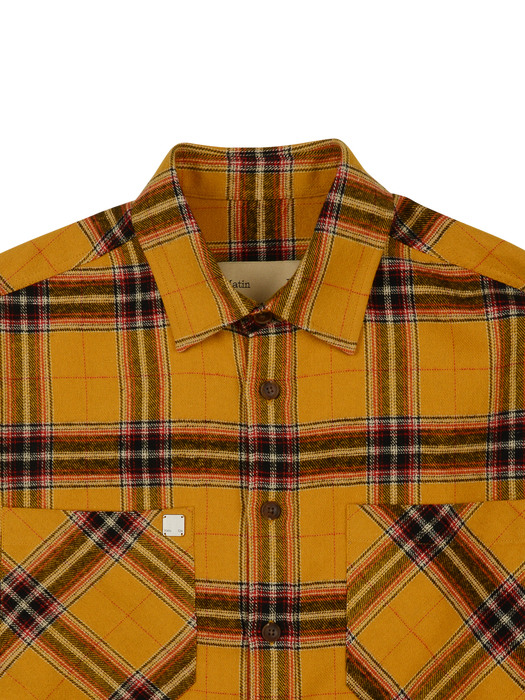 COUNTRY CHECK SHIRTS IN MUSTARD