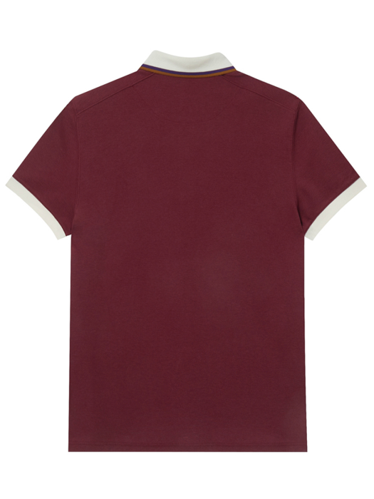 Textbook Pique Polo Men - Maroon