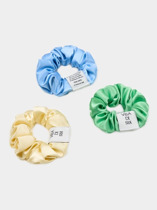 Baby scrunchie 3set (Cream/Baby Blue/Mint)