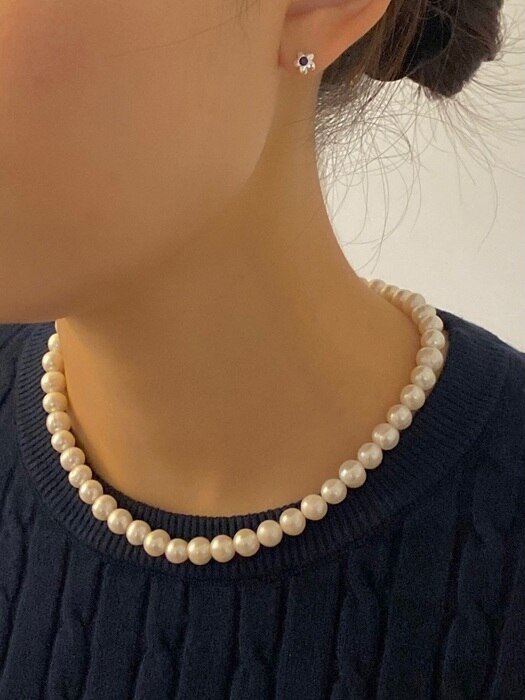 [SILVER925] SID pearl necklace
