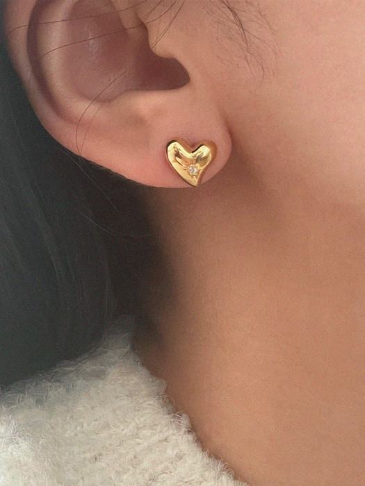 silver925 mid earring