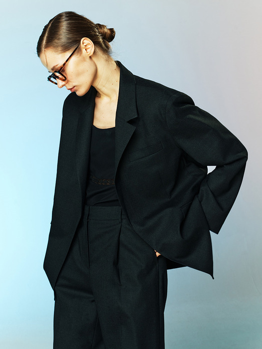 [Day-wool] Summer Wool Oversized Blazer_2color