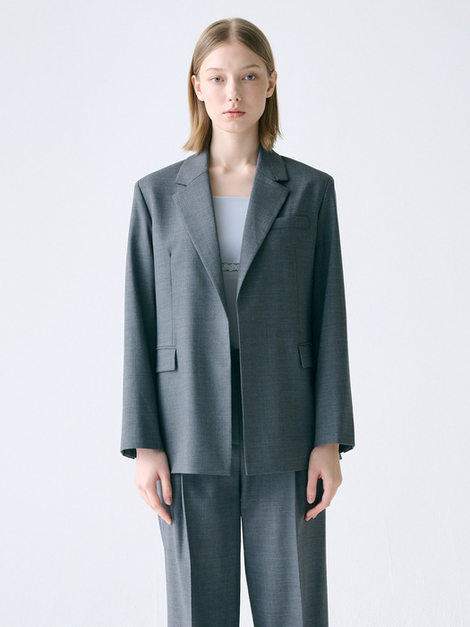 [Day-wool] Summer Wool Oversized Blazer_2color