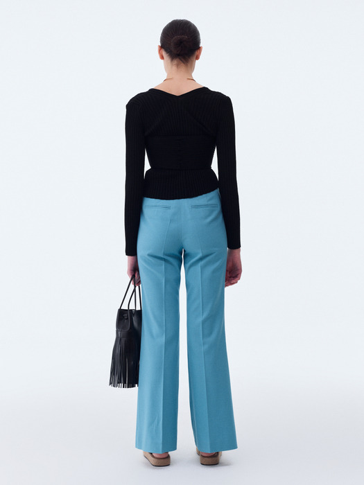 COSTA FLARED PANTS (TURQUOISE)