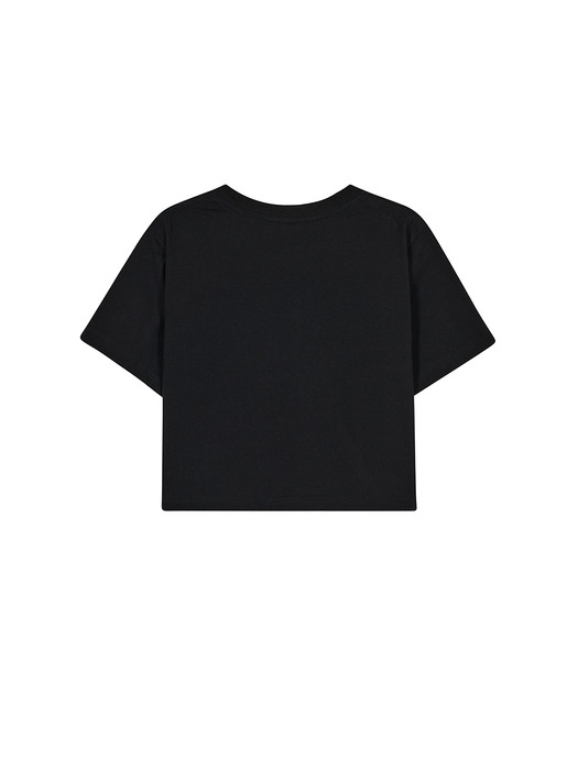 2 퓨리어스 클럽 크롭 티셔츠 블랙