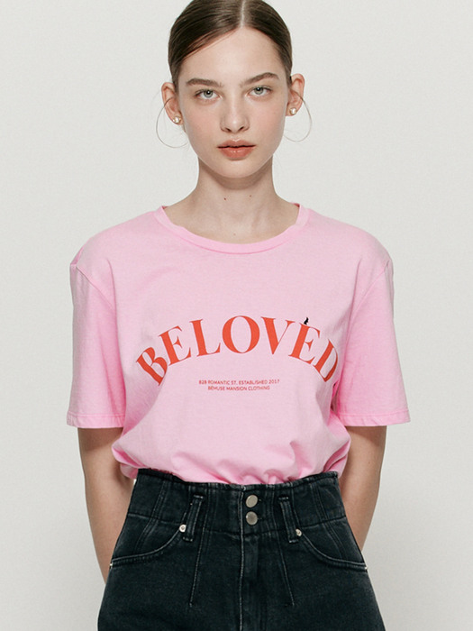 Beloved rabbit T-shirt - Pink
